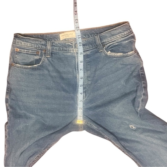 Abercrombie & Fitch Distressed the Skinny High Rise Jean Women's 8 Regular - Picture 7 of 8